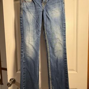 Silver Jeans Lola Women's Straight Leg Blue Jeans